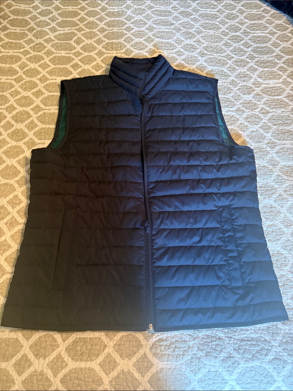 GAP Men's Navy Quilted Puffer Vest